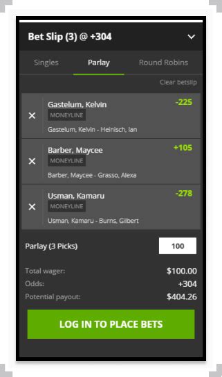 ufc parlay bet|Latest UFC Odds And Betting Lines for August 29, 2024 .